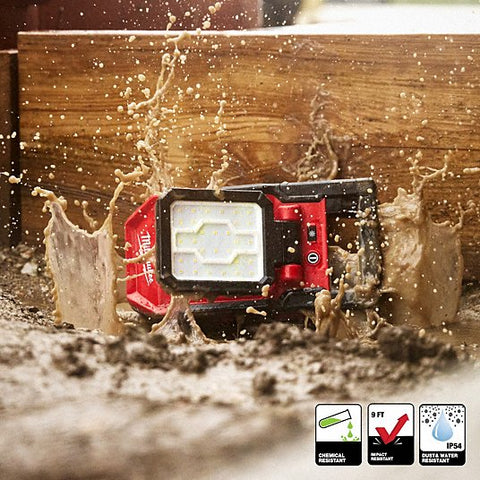 Milwaukee M18™ ROVER™ Clamping Flood Light - Cordless Work Light