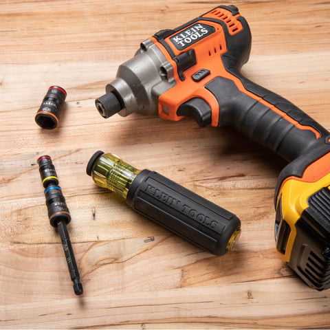 Klein 7-in-1 Impact Rated Flip Socket Set with Handle - 32910