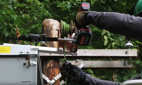 Buck battery hoist™ compatible with impact wrench - 5100W / 5100WQ1