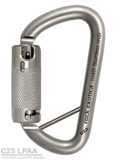 Rock Exotica Rock D Stainless Carabiner