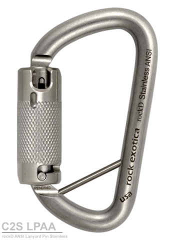 Rock Exotica Rock D Stainless Carabiner