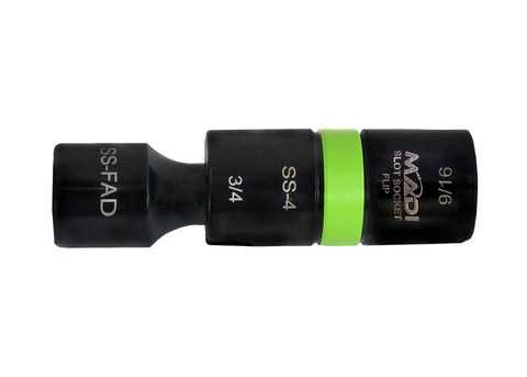 MADI Slot Socket™ Flip Impact 3-in-1 Hex (9/16" & 3/4") - SS4