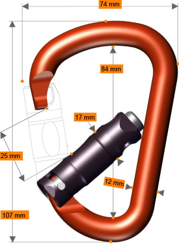 Rock Exotica Pirate Carabiners