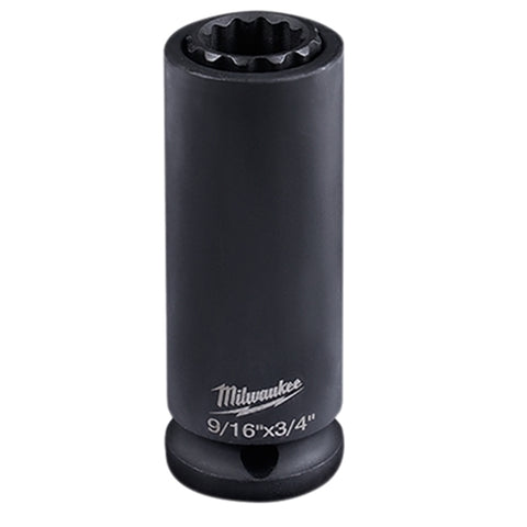 Milwaukee 2-IN-1 Socket 12pt 9/16"x 3/4" - 49-66-5121