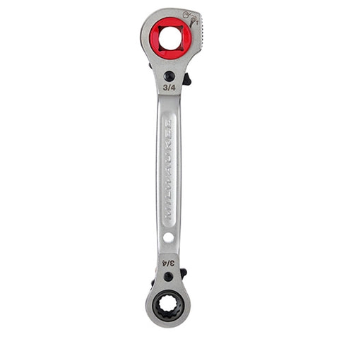 Milwaukee Linemans 5-in-1 Ratcheting Wrench w/ Milled Face - 48-22-9216M