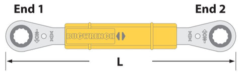 Rauckman 1/2" & 9/16" Bug Wrench - (49-BW2031)