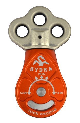 Rock Exotica HYDRA Triple Attachment Swivel Pulley - P4