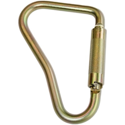Large Size Steel Carabiner - ANSI Rated Gate