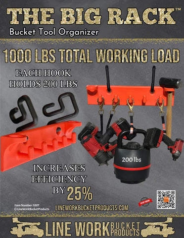 Big Rack Bucket Tool Organizer - 1003