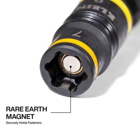 Klein 6-in-1 Impact Rated Flip Socket Set, Metric - 32933