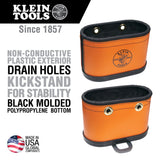 Klein Hard-Body Bucket, 15 Pocket Oval Bucket with Kickstand