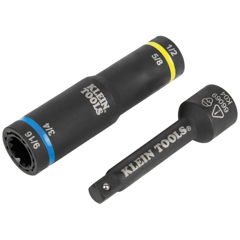 Klein 4-In-1 Flip Quad Socket