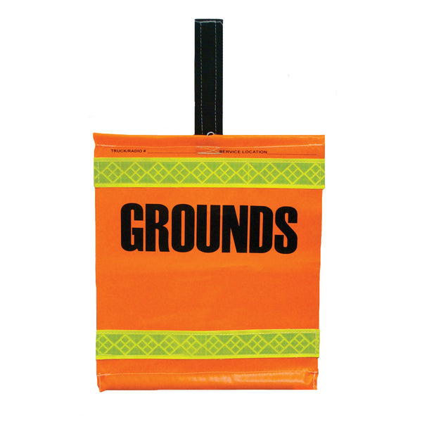 Grounds Flag - 8454O3V | Linemen's Supply