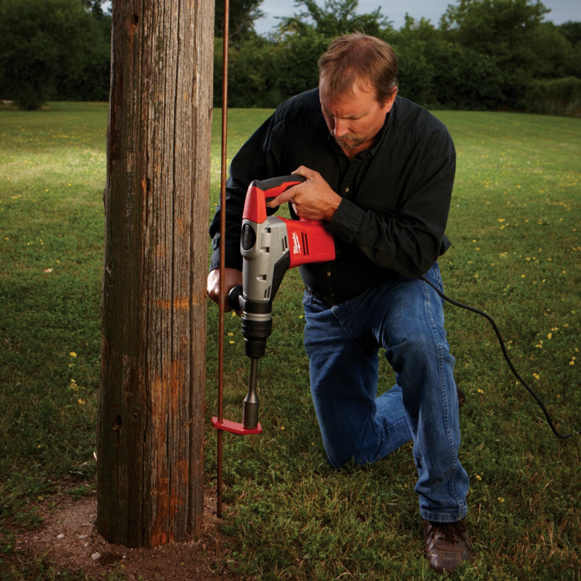 Rod Driver Rental Tiiger® Ground Rod Drivers | Linemen's Supply