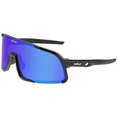 Hulk HK4 Black Frame, Blue Diamond Mirror Lens Polarized Safety Glasses - HK418BZDC