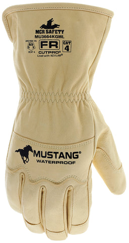 Mustang Hidex Leather Driver Wing Thumb - MU3664KGW