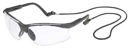 Gateway Clear Safety Glasses, Scratch-Resistant, Half, Wraparound (52-16GB80)