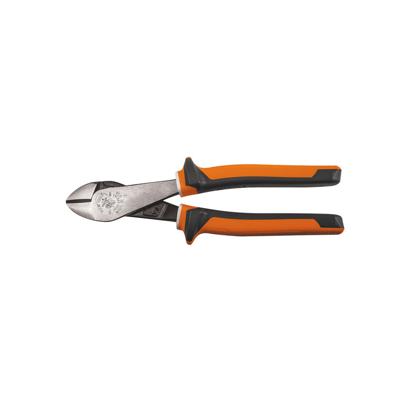 Klein Tools 8 in. Journeyman Heavy Duty Long Nose Side Cutting Pliers with Hole
