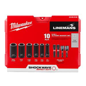 Shockwave Linemans 2 in 1 12 PT Socket Set - (88-49-66-5125)