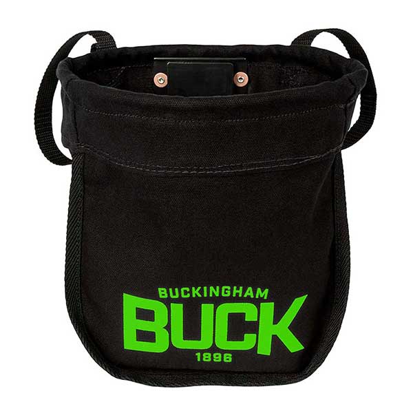 Buckingham Black Canvas Bolt & Nut Bag With Magnetic Strip