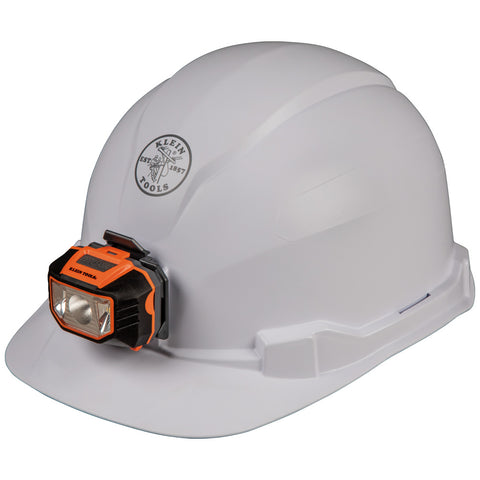 Hard Hat, Non-vented, Cap Style with Headlamp - (94-60107)