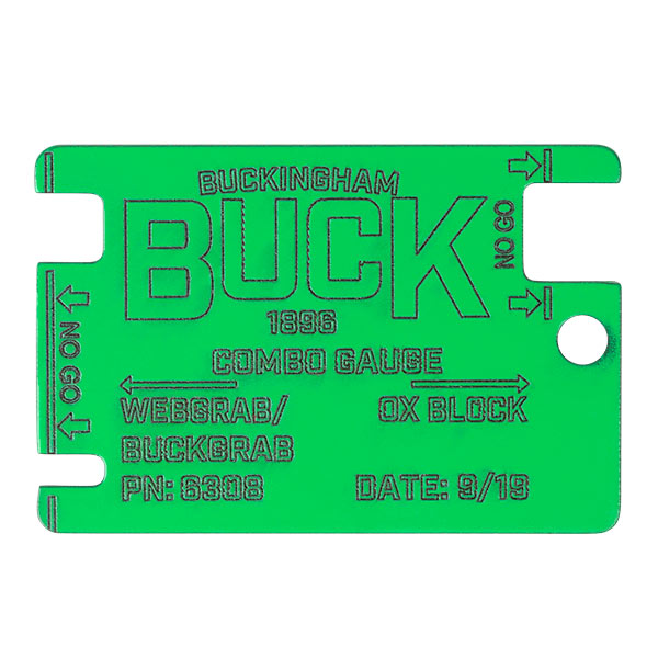 BuckGrab, WebGrab and Ox Block Friction Bar Gauge - 6308