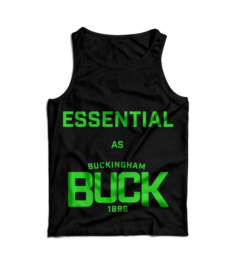 Essential as Buck Black Tank Top