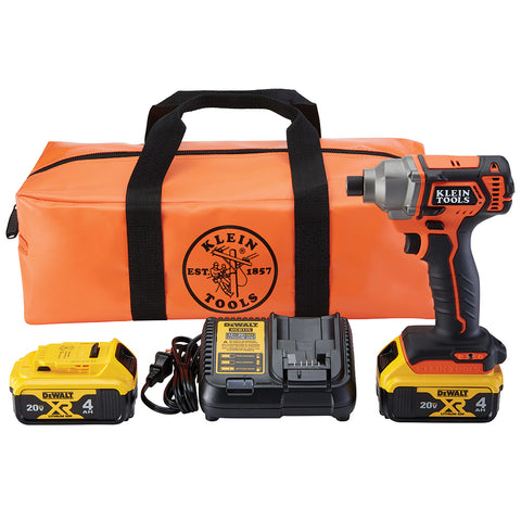 Battery-Operated Compact Impact Driver, 1/4-Inch Hex Drive, Full Kit - (94-BAT20CD1)