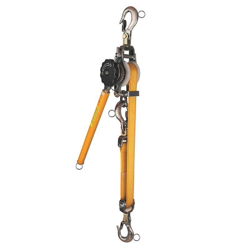 Klein Web-Strap Ratchet Hoist with Hot Rings (94-KN1500PEXH)